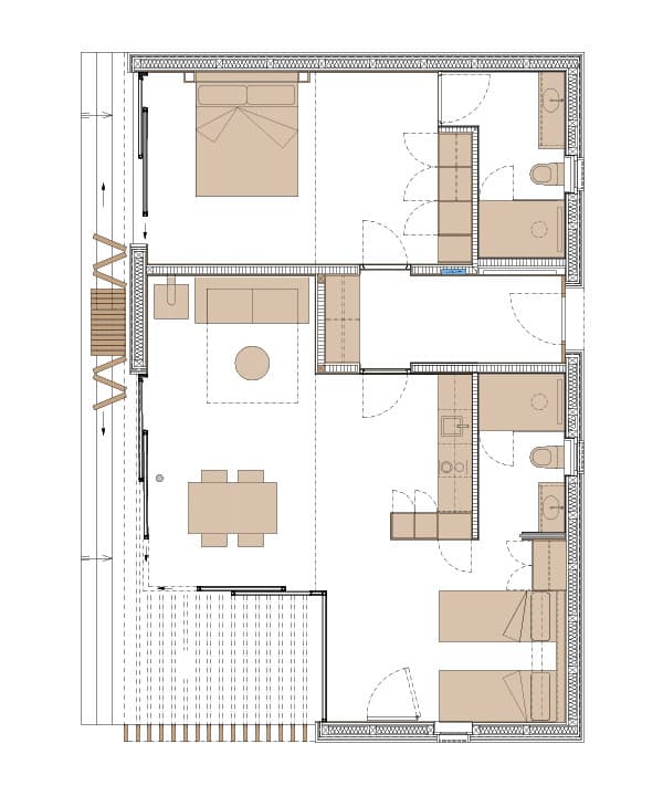 Option 2 - ca 58 m2